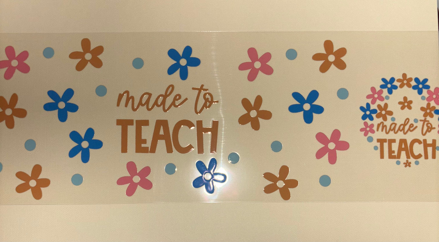 Made to teach uv dtf wrap ( DOUBLE SIDED ) w/ lid wrap