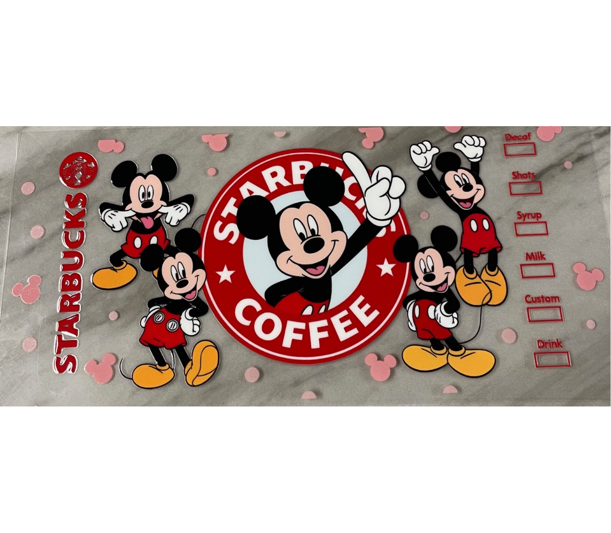 mikey star uv dtf wrap ( DOUBLE SIDED )