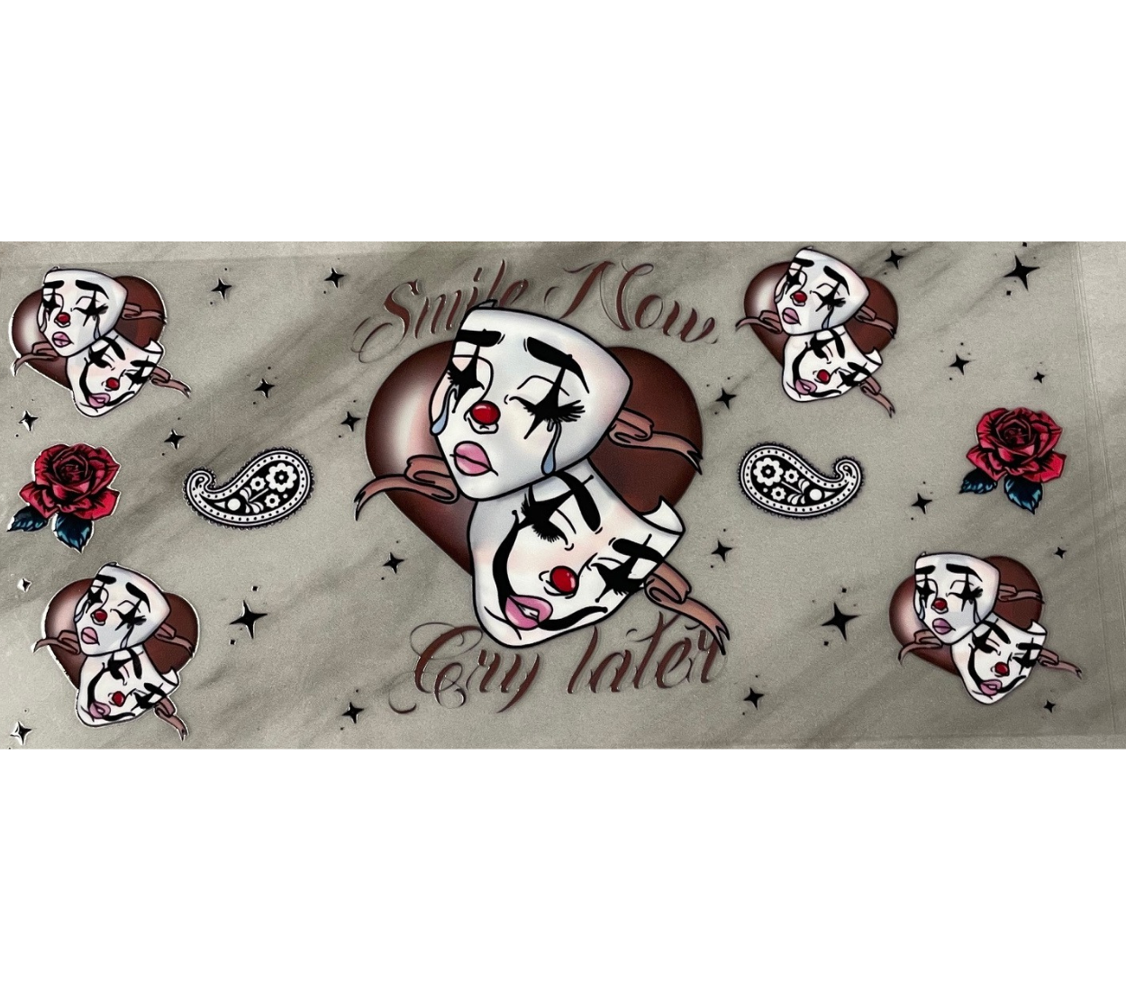 smile now uv dtf wrap ( DOUBLE SIDED )