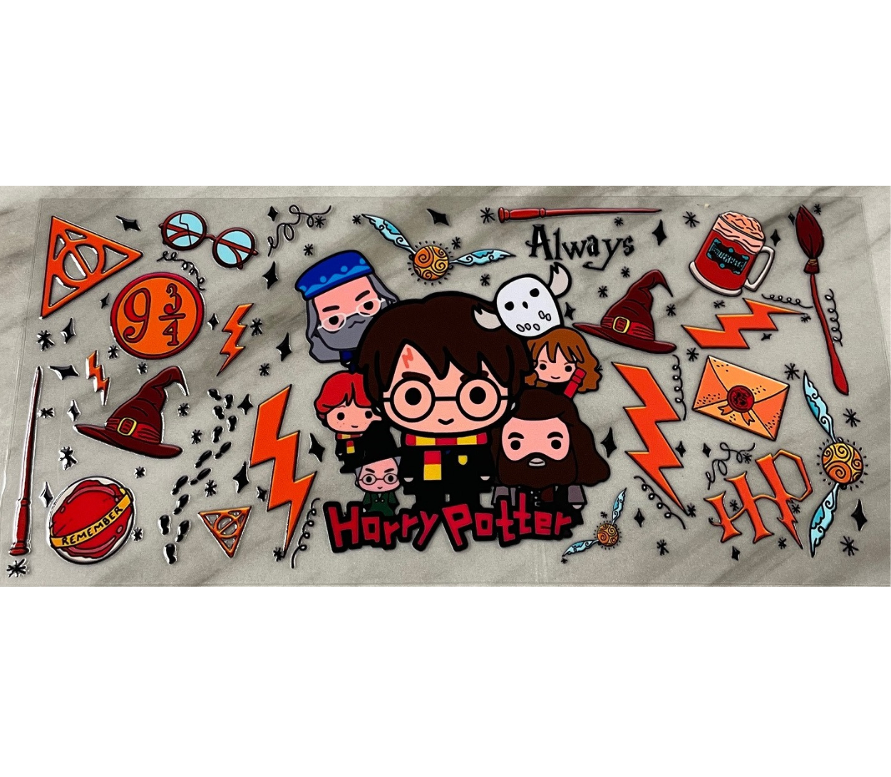 baby harry uv dtf wrap ( DOUBLE SIDED )