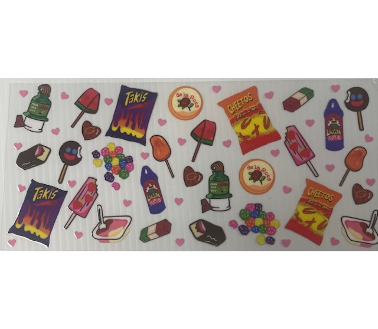Snacks uv dtf wrap ( DOUBLE SIDED )