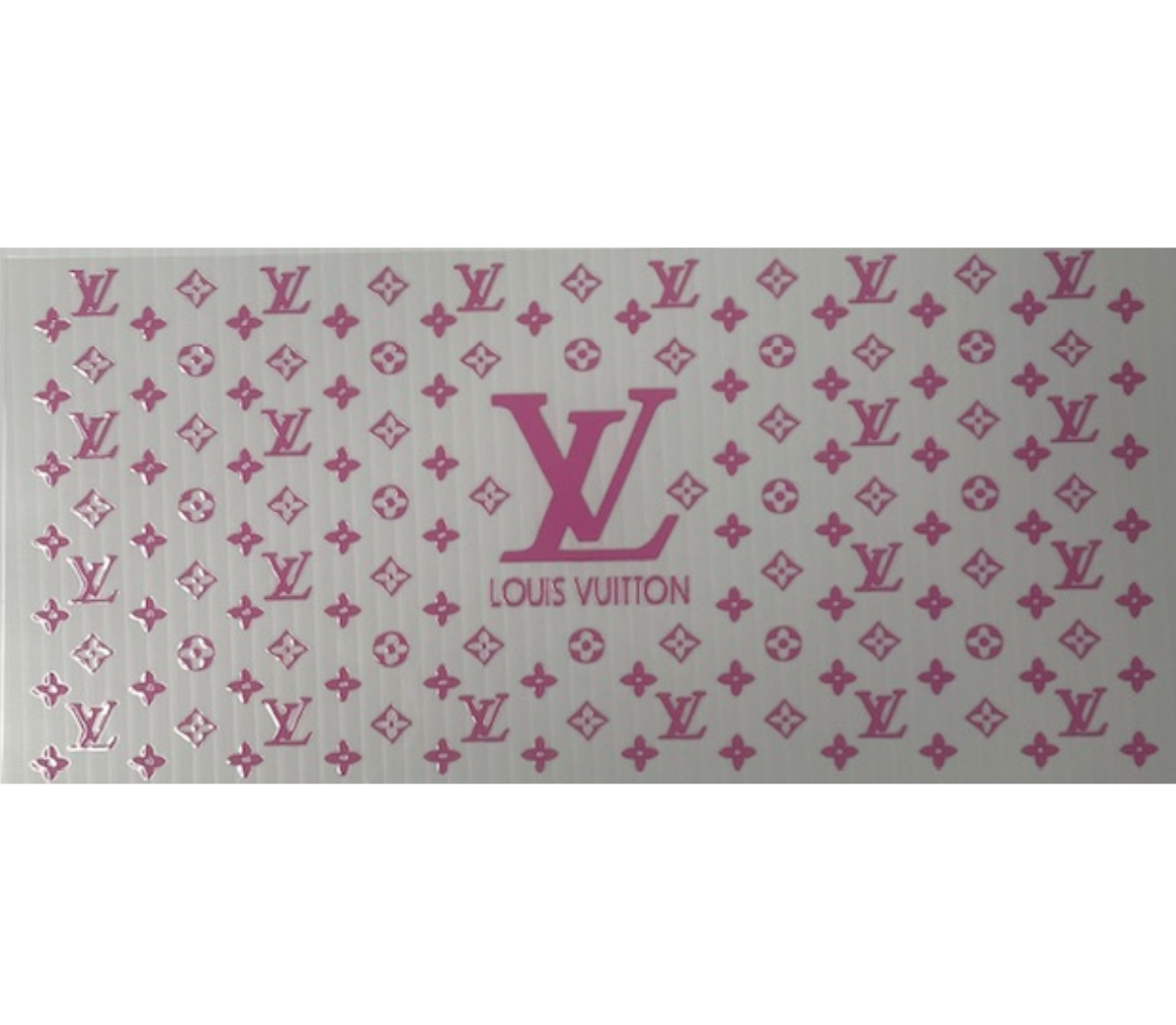 Pink design UV dtf wrap ( DOUBLE SIDED )