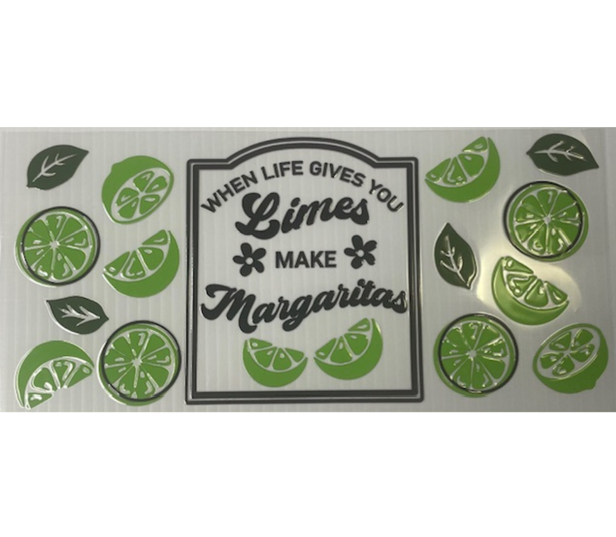 Margaritas UV dtf wrap ( DOUBLE SIDED )