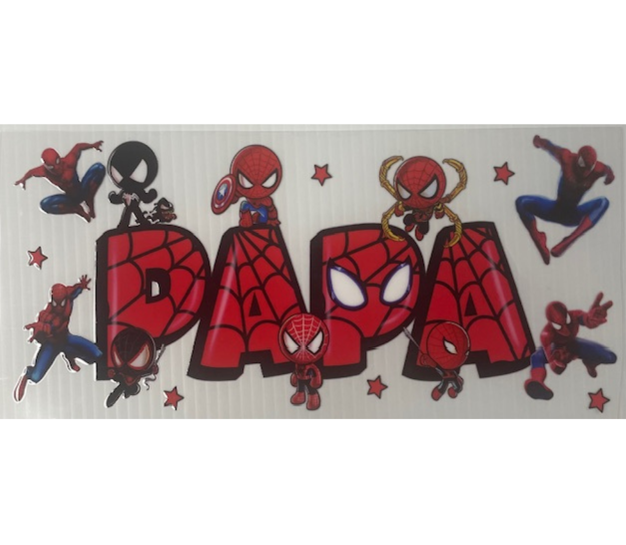 Papa UV dtf wrap ( DOUBLE SIDED )