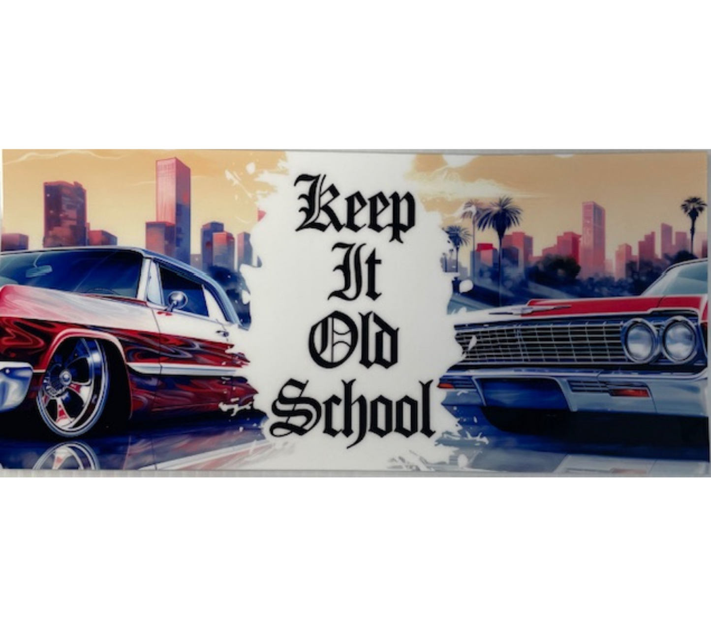 Old school uv dtf wrap ( DOUBLE SIDED )