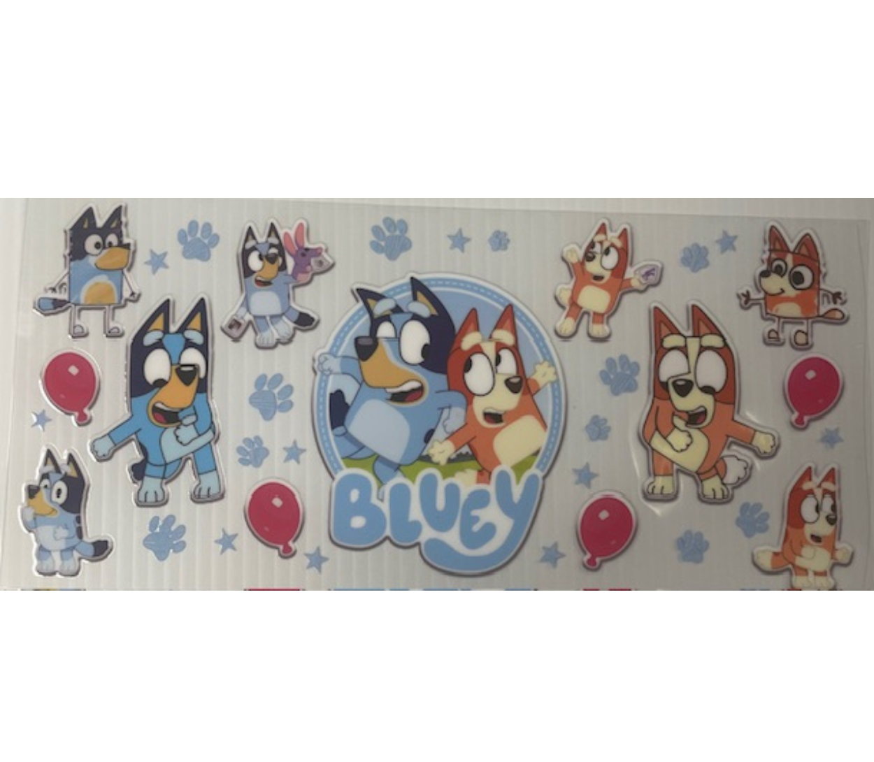 Blue UV dtf wrap ( DOUBLE SIDED )