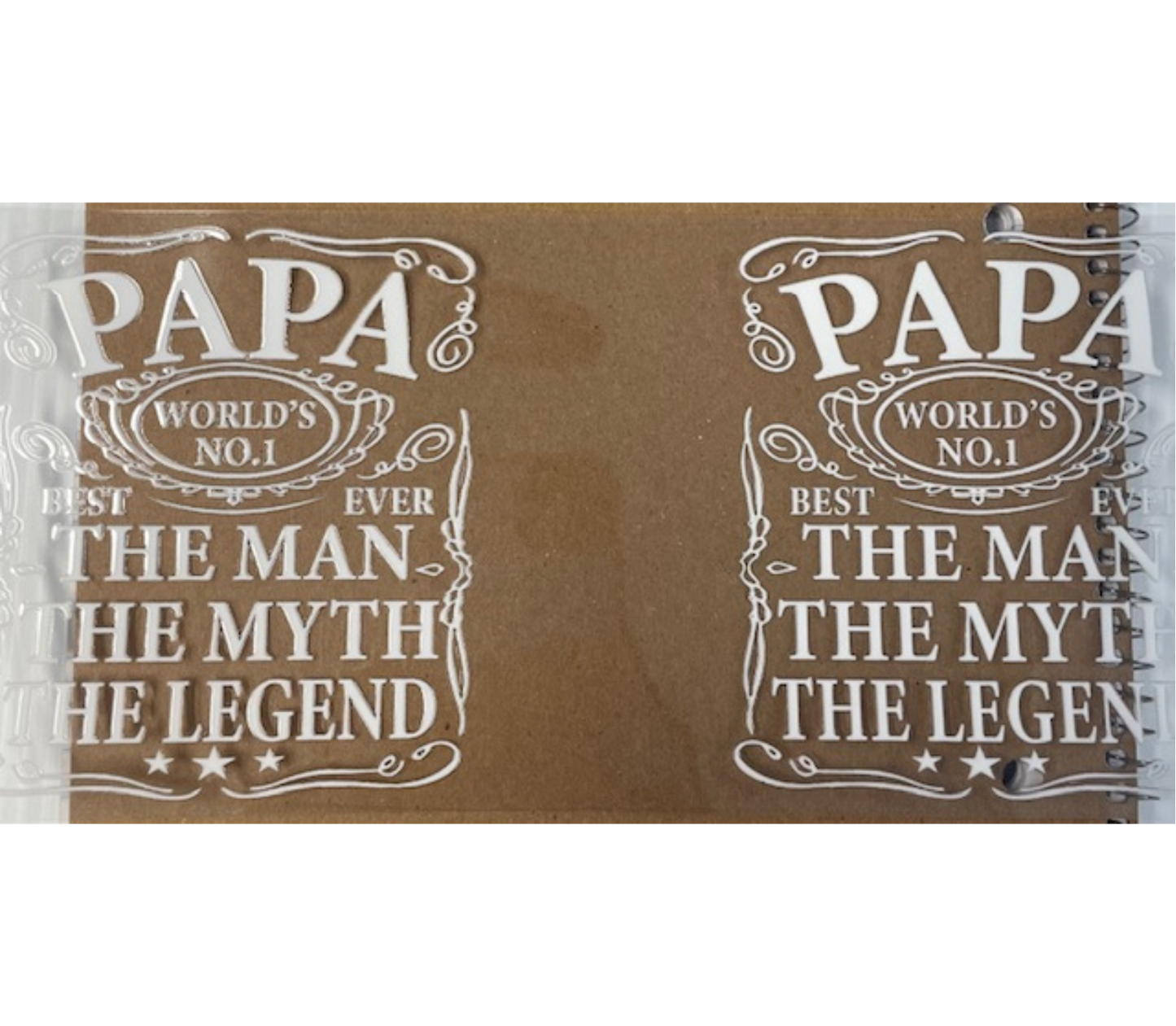 Papa white uv dtf wrap ( DOUBLE SIDED )