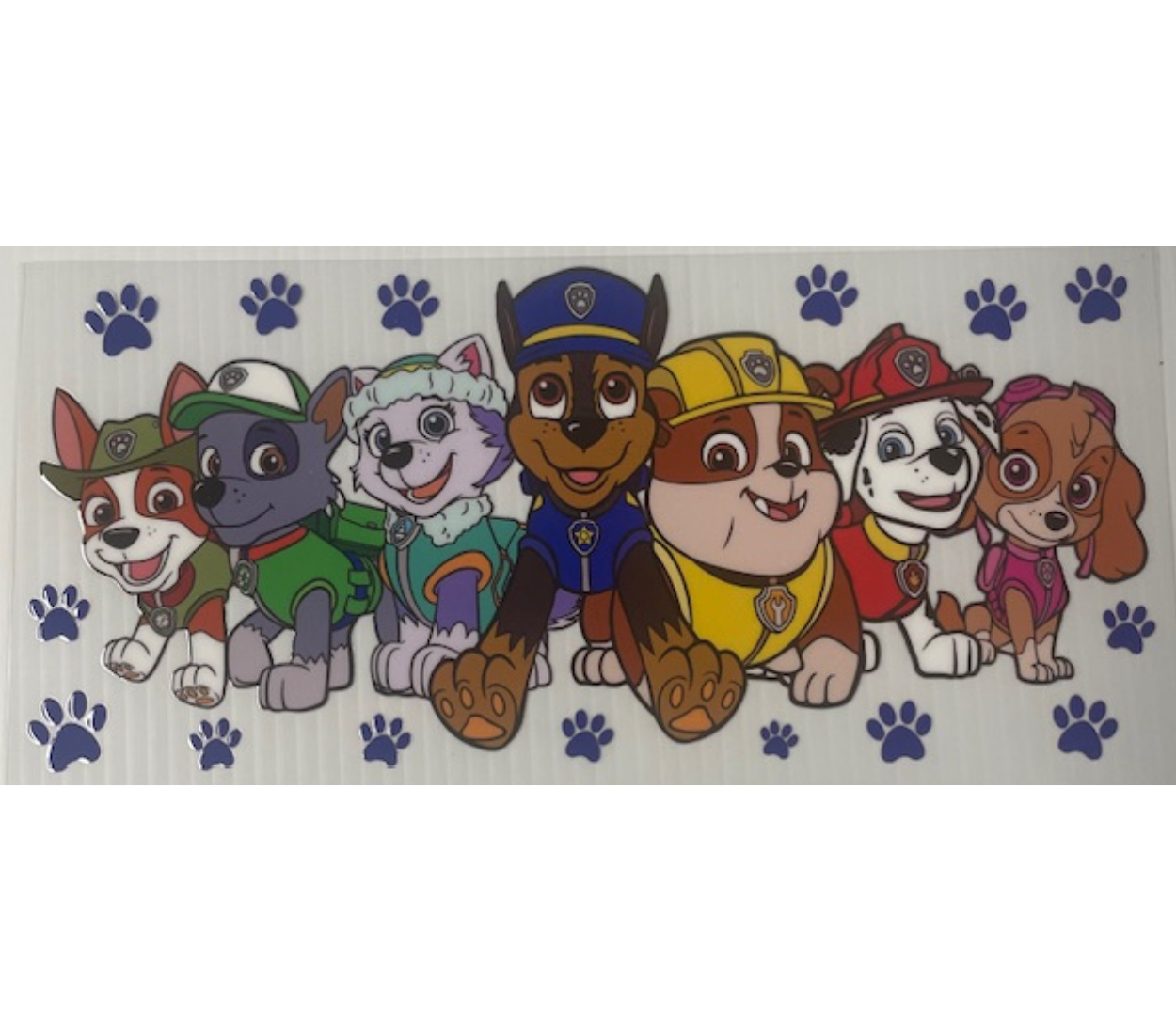 Paw UV dtf wrap ( DOUBLE SIDED )