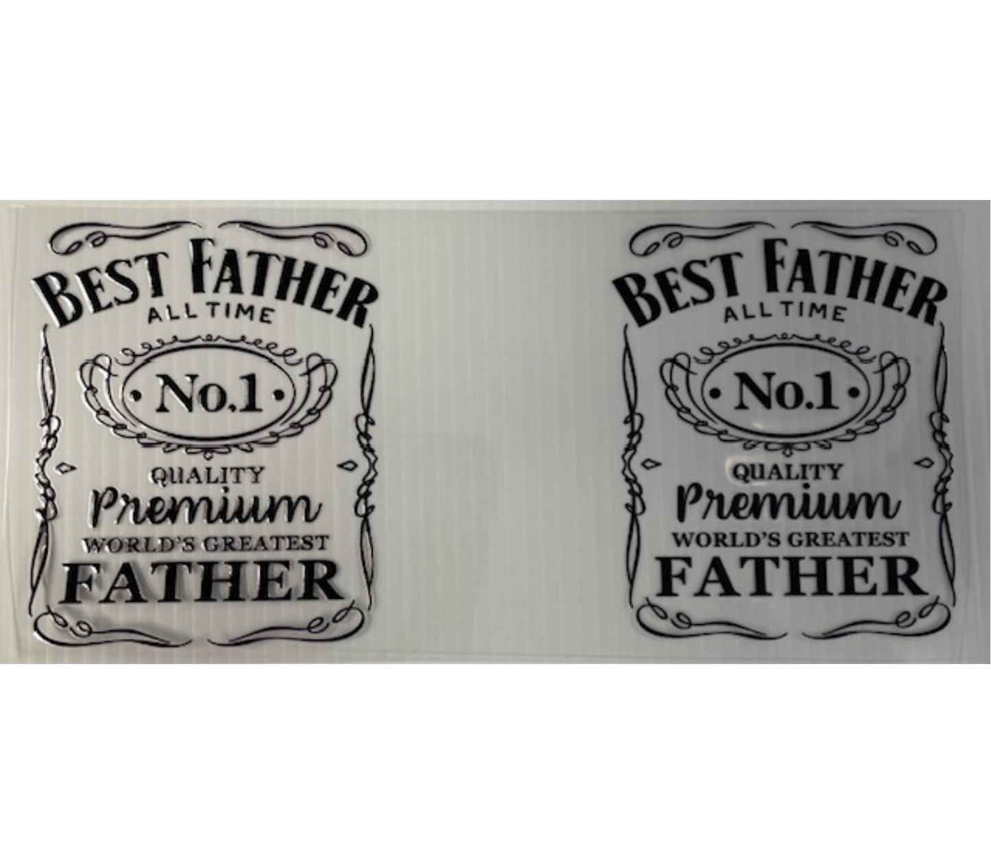 Best father uv dtf wrap ( DOUBLE SIDED )