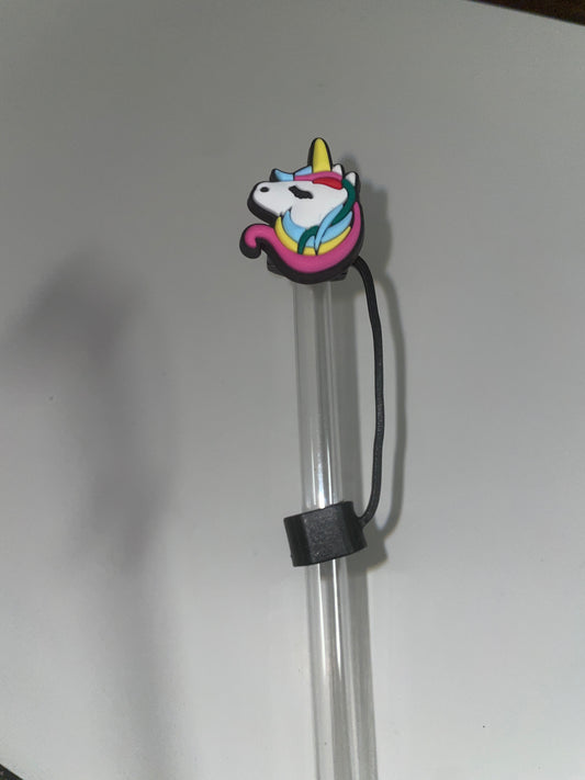 Unicorn straw topper