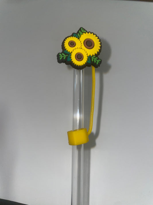 Sunflowers straw topper