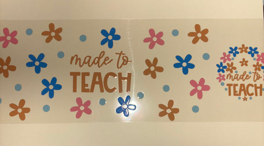Made to teach uv dtf wrap ( DOUBLE SIDED ) w/ lid wrap
