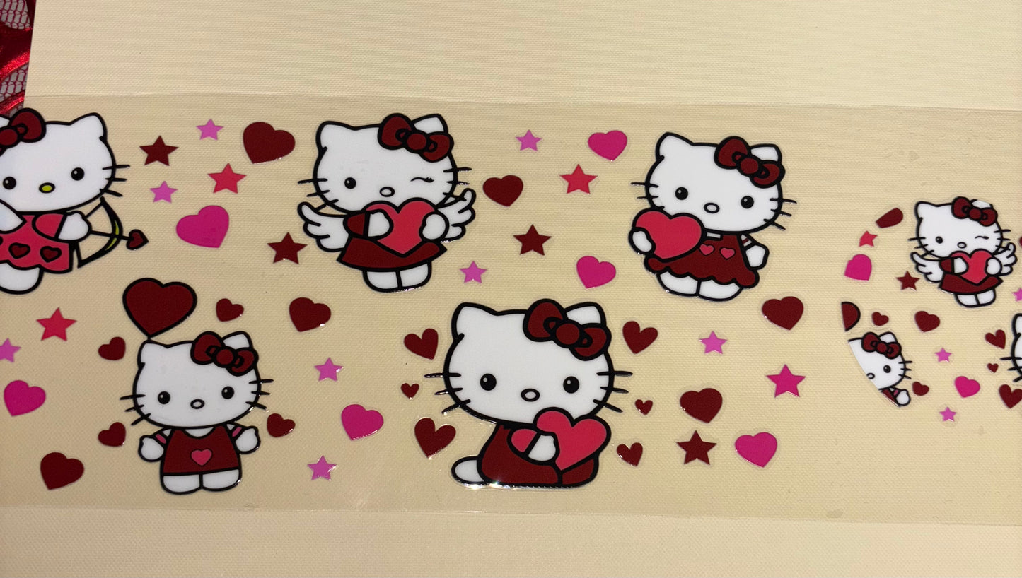HK hearts uv dtf wrap ( DOUBLE SIDED ) w/ lid wrap