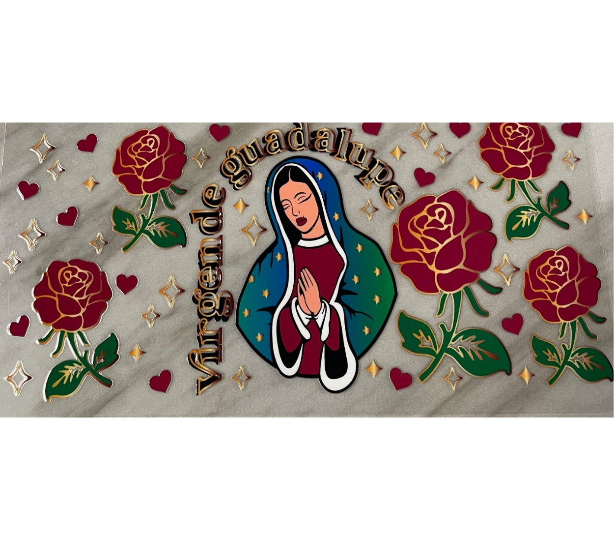 virgen de uv dtf wrap ( DOUBLE SIDED  )