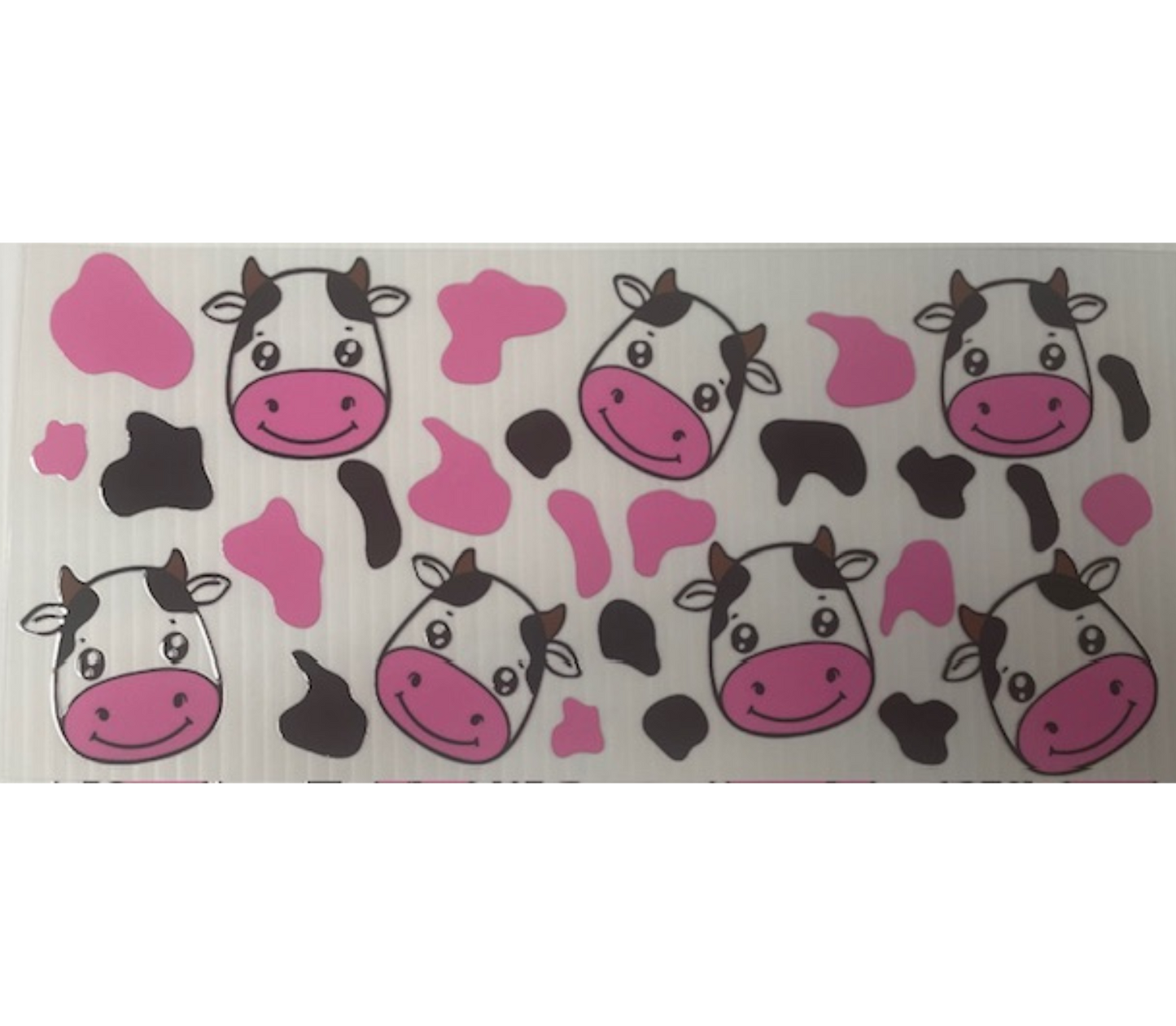 Cows uv dtf wrap ( DOUBLE SIDED  )