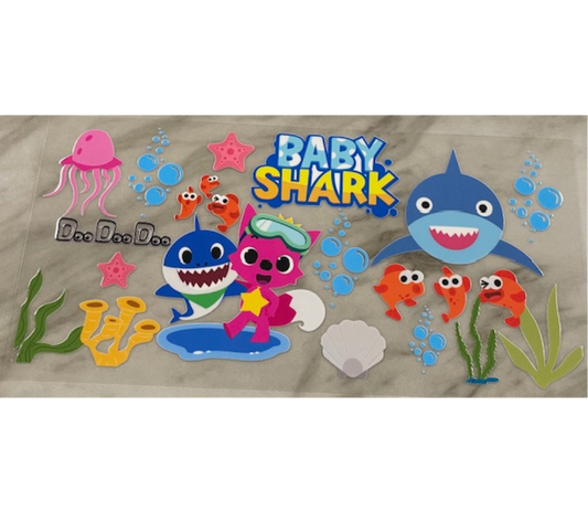 Sharks UV DTF wrap
