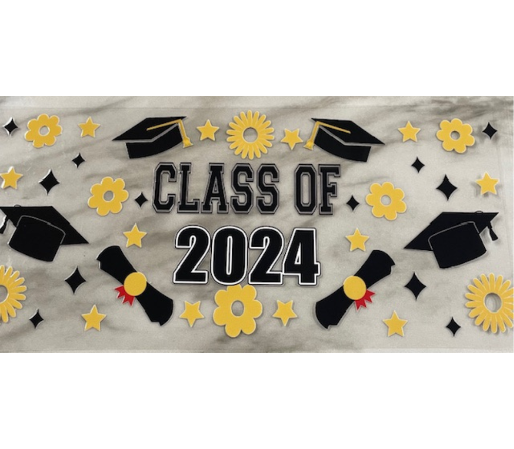 Class of 2024 UV DTF wrap