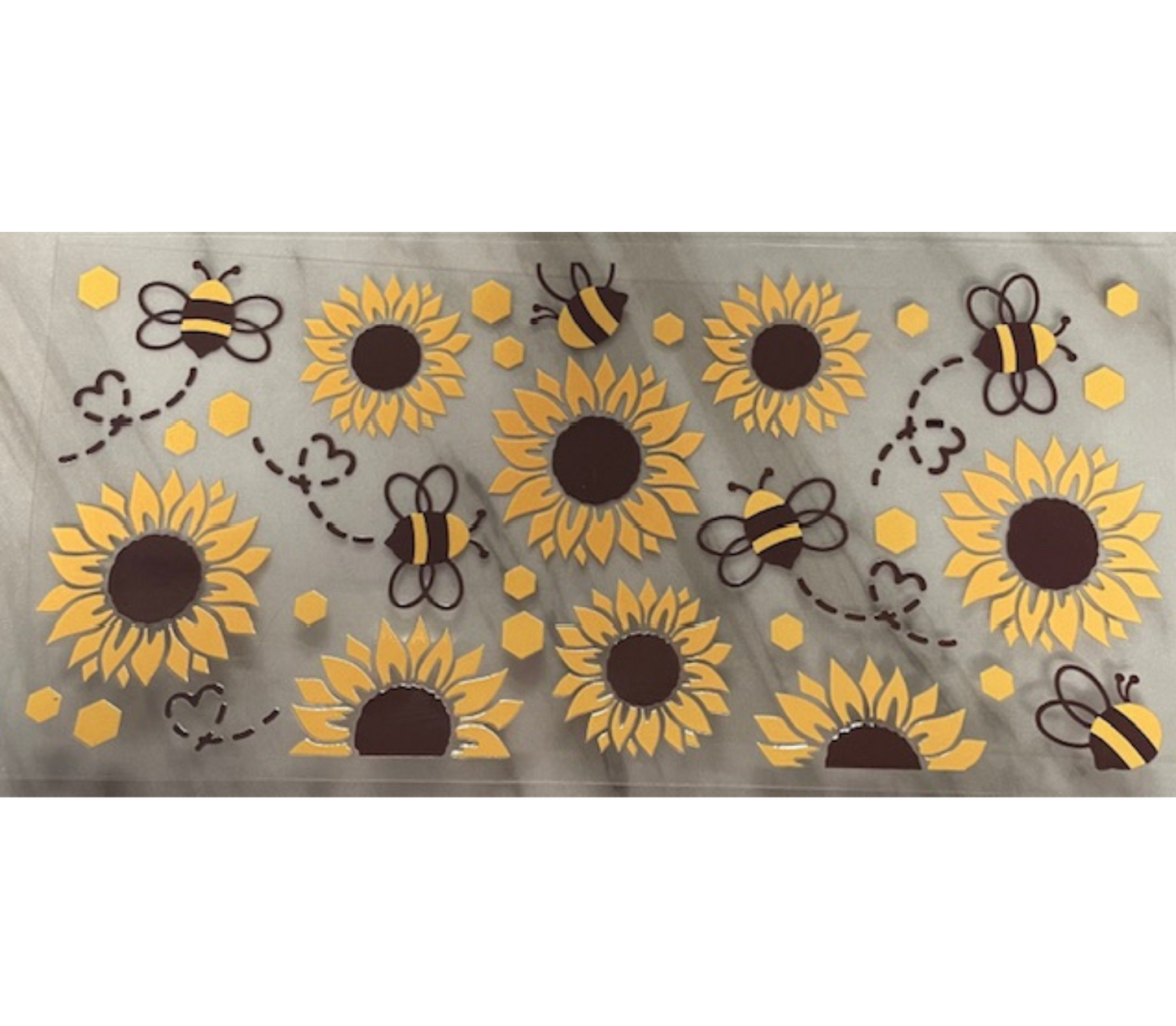 sunflowers UV DTF wrap